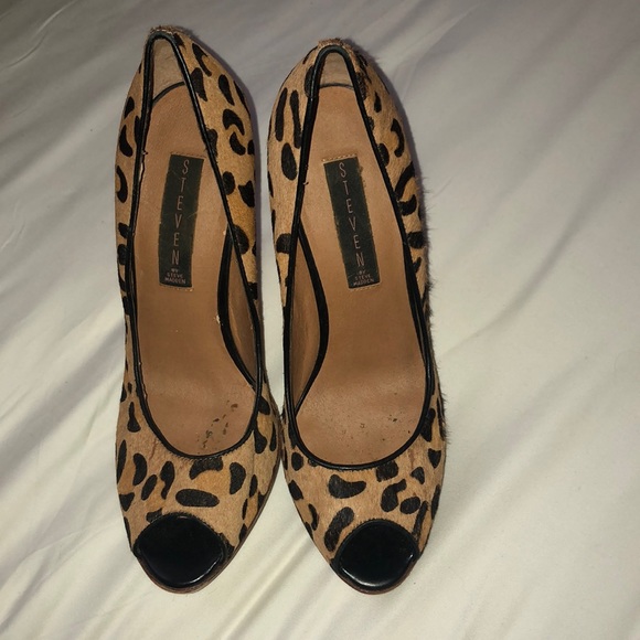 Steven By Steve Madden Shoes - Sexy Steven Heels leopard 8.5
